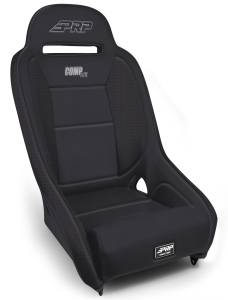 PRP Seats - PRP Comp Elite Suspension Seat - Black Vinyl - Black - A8301-201