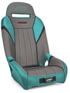 PRP Seats - PRP Shreddy GT/S.E. Suspension Seat - Grey/Teal - SHRDYA5701-04