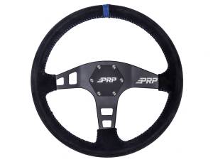 PRP Seats - PRP Flat Suede Steering Wheel- Blue - G221