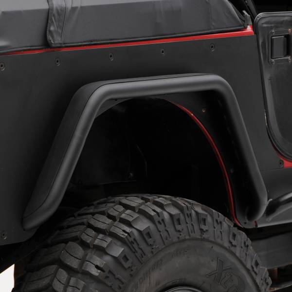 Smittybilt - Smittybilt XRC Fender Flare Set Rear w/3 in. Flare Black Textured For Use w/Smittybilt XRC Corner Guard Part No.[76876] - 76877 - Image 1