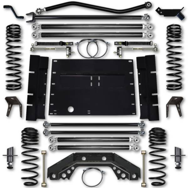 Rock Krawler - Rock Krawler TJ 3.5 Inch X Factor Long Arm 5 Inch Stretch Lift Kit 97-02 Wrangler - Image 1