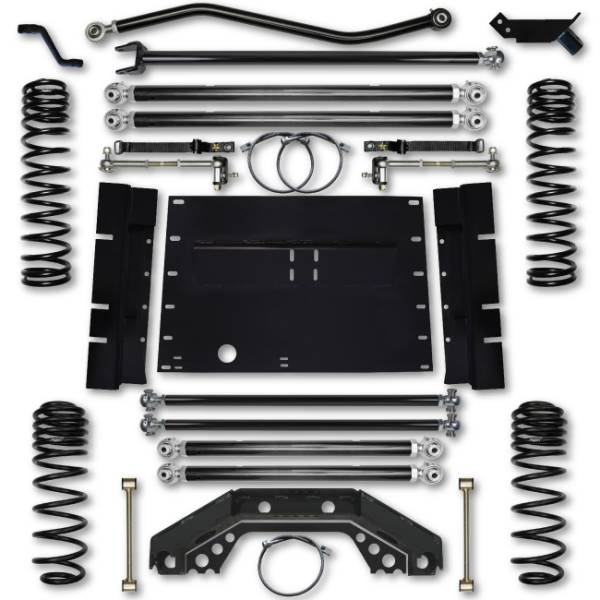 Rock Krawler - Rock Krawler LJ 4.5 Inch X Factor Long Arm Lift Kit 04-06 Wrangler Unlimited - Image 1