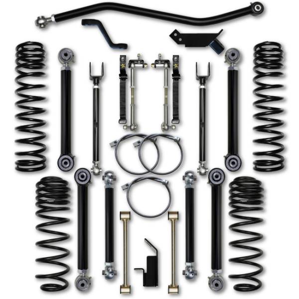 Rock Krawler - Rock Krawler LJ 2.0 Inch X Factor Short Arm Lift Kit 04-06 Wrangler Unlimited - Image 1