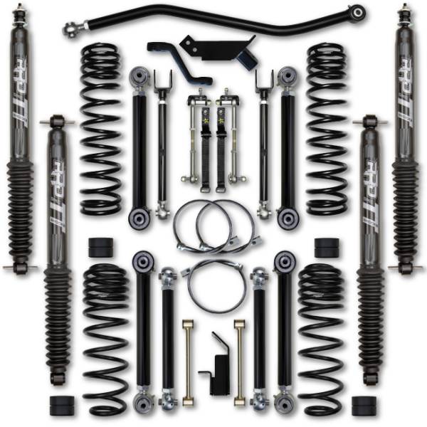 Rock Krawler - Rock Krawler TJ 2.0 Inch X Factor Short Arm Lift Kit w/ Twin Tube Shocks 97-06 Wrangler - Image 1