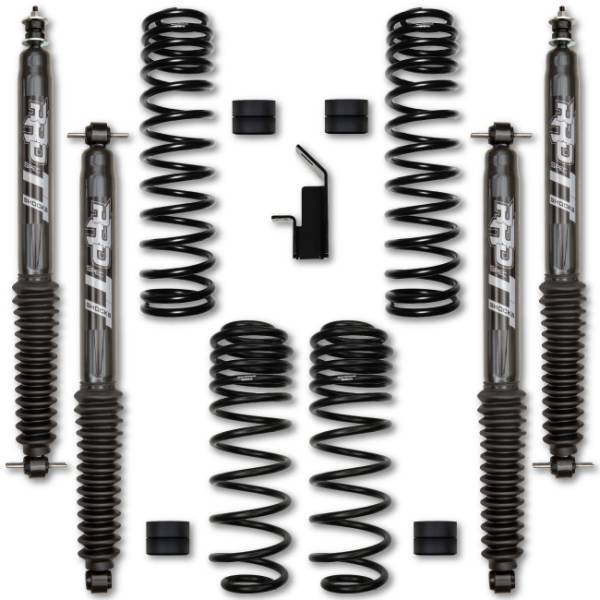 Rock Krawler - Rock Krawler LJ 2.0 Inch Starter System Lift Kit w/ Twin Tube Shocks 04-06 Wrangler Unlimited - Image 1