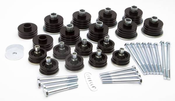 Daystar - Daystar Ford F-250,F-350 Body Bushings 99-07 Ford F-250 F-350 Steel Sleeves and Hardware Daystar - KF04058BK - Image 1