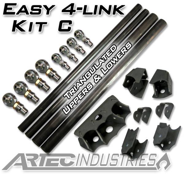 Artec Industries - Artec Industries Easy 4 Link Kit C Tube All 1.25 Inch Krawler Joints With Dom Tube - LK0025 - Image 1