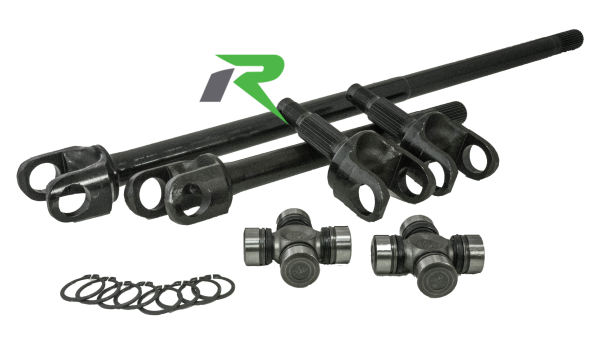 Revolution Gear and Axle - Revolution Gear and Axle Discovery Series TJ/YJ/XJ/WJ Dana 30 4340 Chromoly Front Axle Kit - DC-D30-TJ - Image 1