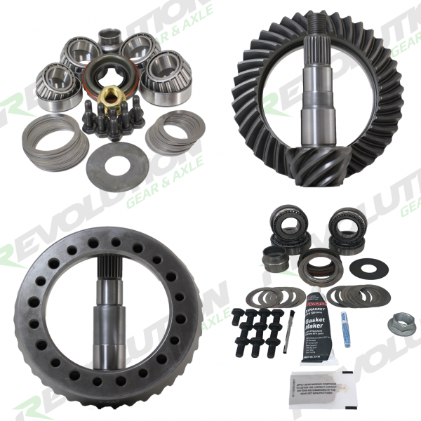 Revolution Gear and Axle - Revolution Gear and Axle Toyota FJ and 4Runner 4.88 Ratio Gear Package 2010 and Up (T8.2-T8IFS) Without Factory Locker (Thick Front Gear Fits 3.73 and Down Carrier) - Rev-FJ-8.2-W/o-Lock-488 - Image 1