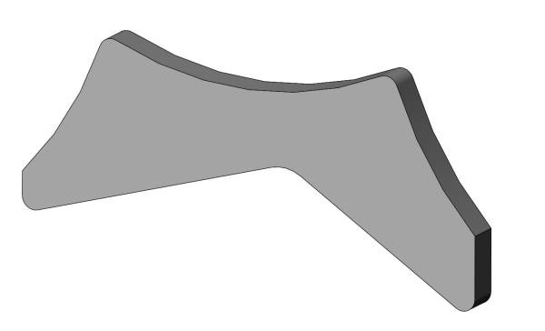 Artec Industries - Artec Industries APEX UCA Gusset Mild Steel Sold Each Artec - GU4017 - Image 1