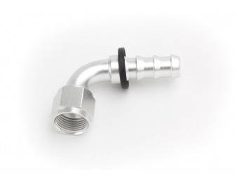 PSC Steering - PSC Steering Fitting, #12 JIC 90 Degree Low Pressure Push Lock - HF-LP9012 - Image 1