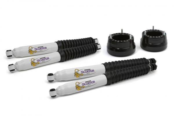 Daystar - Daystar 05-10 Dodge RAM 2 Inch 1500 Mega Cab Leveling Kit W/ 4 Shocks Daystar - KC09118BK - Image 1