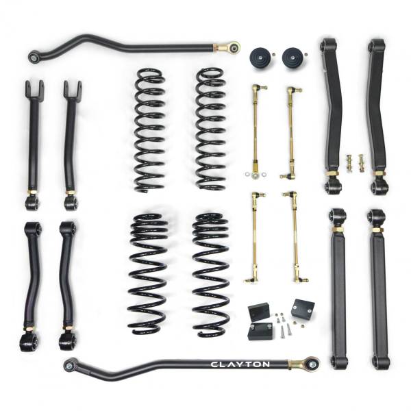 Clayton Off Road - Clayton Off Road Jeep Wrangler 1.5 Inch Overland Plus Lift Kit 2018-Present Jeep Wrangler JL - COR-3009015 - Image 1