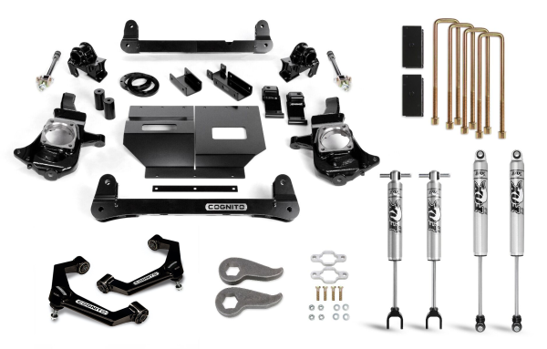 Cognito Motorsports Truck - Cognito 6-Inch Standard Lift Kit with Fox PS 2.0 IFP Shocks for 11-19 Silverado/Sierra 2500/3500 2WD/4WD - 110-P0968 - Image 1