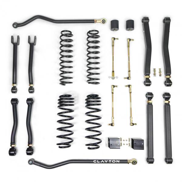 Clayton Off Road - Clayton Off Road Jeep Wrangler 2.5 Inch Overland Plus Lift Kit 18 and Up JL - COR-3009025 - Image 1