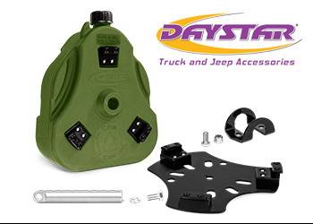 Daystar - Daystar Cam Can Green Non-Flammable Liquids 2 Gallon W/ 1.5 Inch Roll Bar Mount Includes Spout Daystar - KU71129GN - Image 1