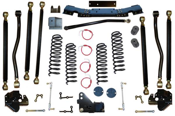 Clayton Off Road - Clayton Off Road Jeep Wrangler 3.5 Inch Pro Series 3 Link Long Arm Lift Kit 07-18 JK - COR-3608230 - Image 1