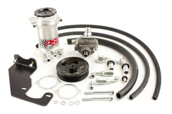 PSC Steering - PSC Steering Power Steering Pump and Remote Reservoir Kit, 2007-18 Jeep JK with HEMI Engine Conversion (6 Rib Pulley) - PK1860 - Image 1