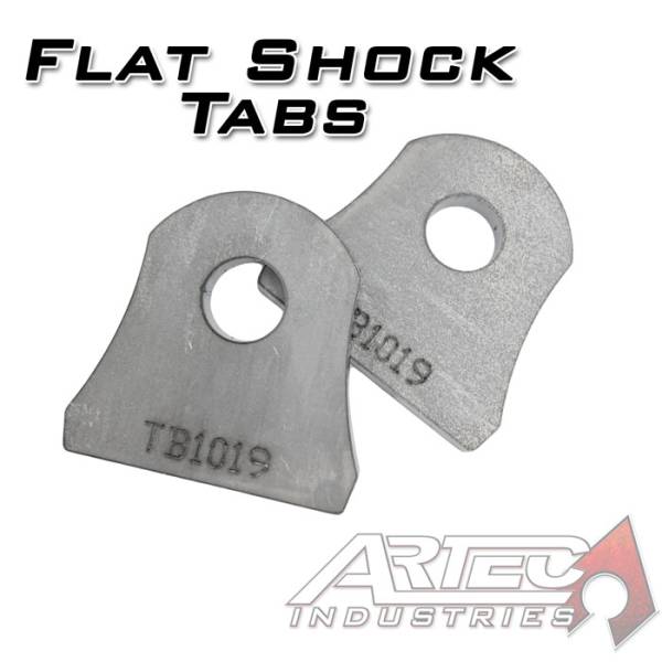 Artec Industries - Artec Industries Flat Shock Tab Pair Short - TB1019 - Image 1