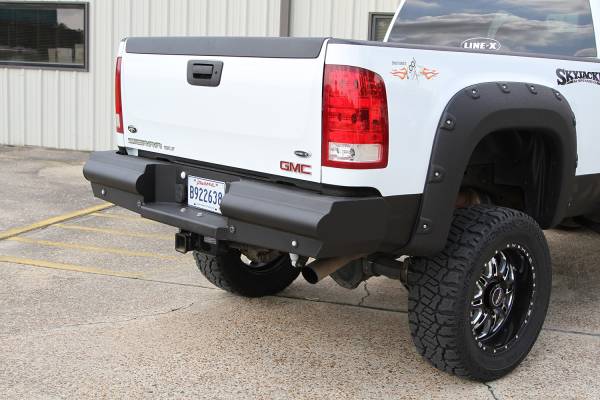 Fab Fours - Fab Fours Elite Rear Bumper 2 Stage Black Powder Coated - CH99-U1250-1 - Image 1