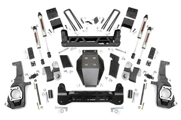 Rough Country - Rough Country Suspension Lift Kit 5 in. Lift w/V2 Monotube Shocks - 26070 - Image 1