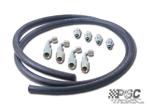 PSC Steering - PSC Steering Hose Kit, DIY Universal Pump-To-Hydroboost-To-Steering Gearbox High Pressure Hose - HK2040 - Image 1