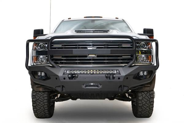 Fab Fours - Fab Fours Matrix Front Bumper w/Full Guard Plate Steel - CH15-X2750-1 - Image 1