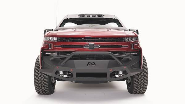 Fab Fours - Fab Fours Vengeance Front Bumper 2 Stage Black Powder Coated Sensor Bumper Pre-Runner Guard - CS19-D4052-1 - Image 1