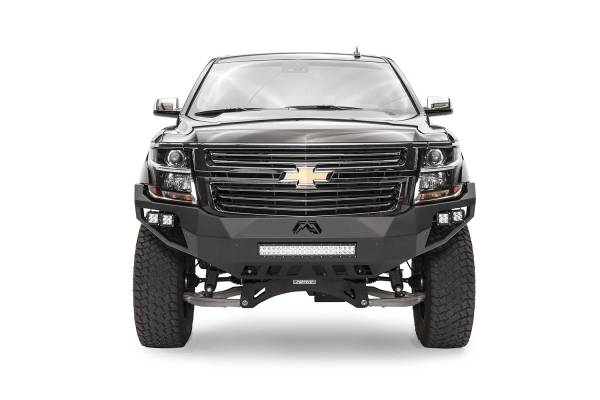 Fab Fours - Fab Fours Vengeance Front Bumper Uncoated/Paintable w/No Guard w/Sensors [AWSL] - CS15-D3551-B - Image 1