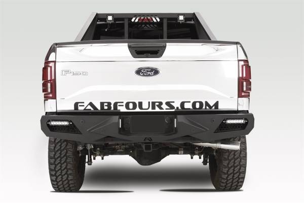 Fab Fours - Fab Fours Vengeance Rear Bumper Uncoated/Paintable w/Sensors [AWSL] - FF15-E3251-B - Image 1