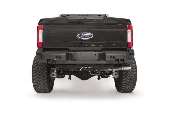 Fab Fours - Fab Fours Premium Rear Bumper 2 Stage Black Powder Coated w/Sensors - FS17-W4151-1 - Image 1