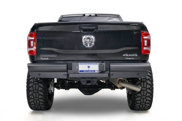 Fab Fours - Fab Fours Elite Rear Bumper Black Steel - DR19-U4450-1 - Image 1