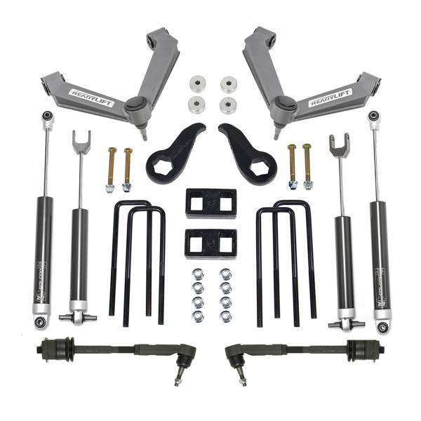 ReadyLift - ReadyLift SST® Lift Kit w/Shocks 3.5 in. Front Key Way 2 in. Rear Block Fabricated A-Arm w/ Falcon 1.1 Monotube Shocks - 69-35140 - Image 1