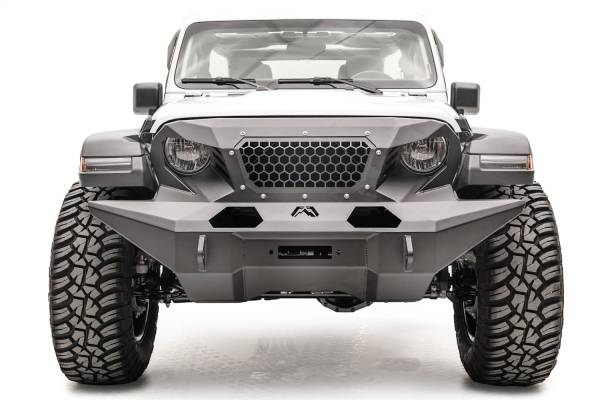 Fab Fours - Fab Fours Full Width Grumper 20 In. Light Bar w/Optional Insert 11 gauge Steel Construction 2 Stage Matte Black Powder Coat - GR4610-1 - Image 1