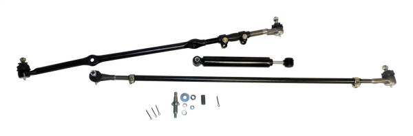 Crown Automotive Jeep Replacement - Crown Automotive Jeep Replacement Steering Kit Incl. All 4 Tie Rod Ends/Adjusters With Hardware/Steering Stabilizer w/LHD  -  SK2 - Image 1