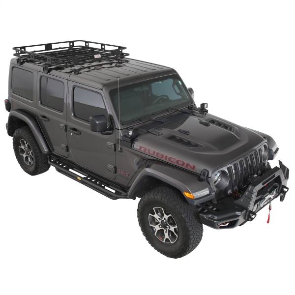 Smittybilt - Smittybilt Defender Roof Rack 4.5 x 4.5 x 4 in Black - 45454JL - Image 1