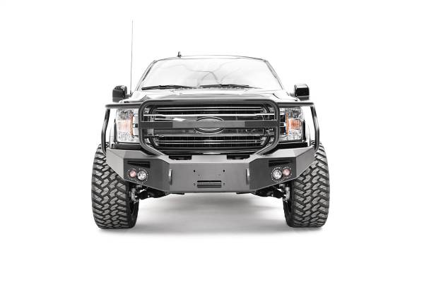 Fab Fours - Fab Fours Premium Winch Front Bumper Uncoated/Paintable w/Full Guard [AWSL] - FF18-H4550-B - Image 1