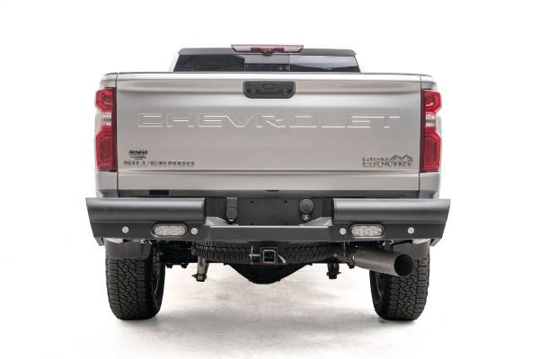 Fab Fours - Fab Fours Elite Rear Bumper Steel Matte Black Finish - CH20-U4950-1 - Image 1