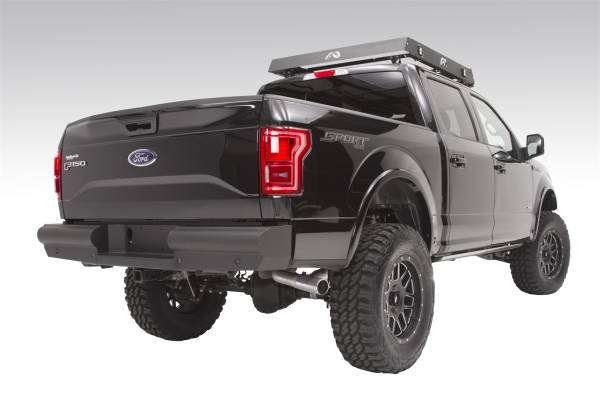 Fab Fours - Fab Fours Elite Rear Bumper 2 Stage Black Powder Coated - FF09-U1750-1 - Image 1