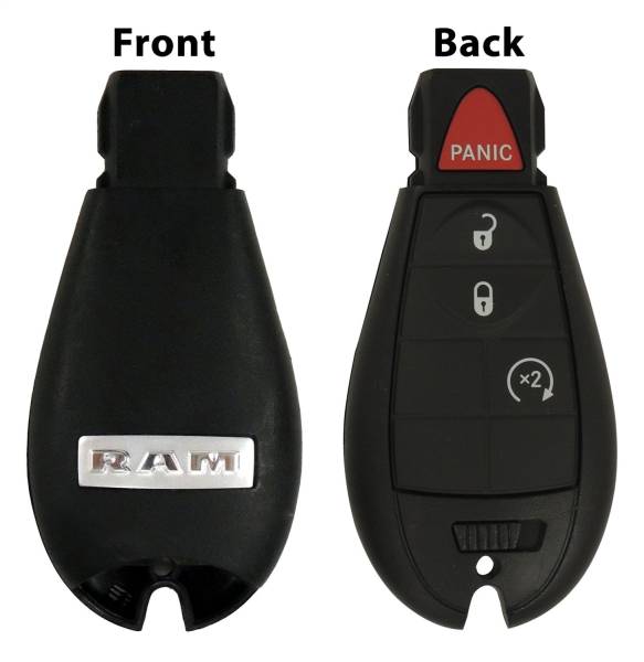 Crown Automotive Jeep Replacement - Crown Automotive Jeep Replacement Key Fob w/o Push To Start w/Remote Start Genuine Mopar Key Fob w/Ram Logo  -  56046955AF - Image 1