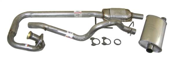 Crown Automotive Jeep Replacement - Crown Automotive Jeep Replacement Exhaust Kit Incl. Complete Kit  -  52018934K - Image 1