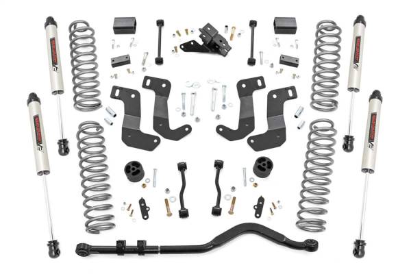 Rough Country - Rough Country Suspension Lift Kit w/Shocks 3.5 in. Lift Incl. Control Arm Drop V2 Monotube Shocks - 66870 - Image 1