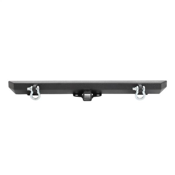 Smittybilt - Smittybilt SRC Classic Rear Bumper Textured Black Powder Coat Incl. D-Rings - 76750D - Image 1