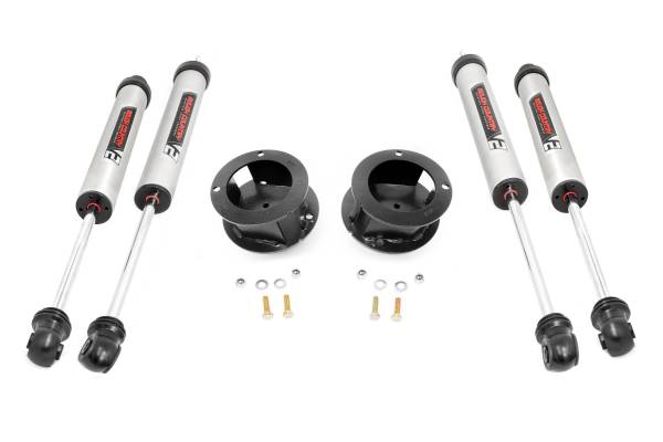 Rough Country - Rough Country Leveling Kit 2.5 in. Lift w/V2 Shocks Coil Spring Spacers - 37770 - Image 1