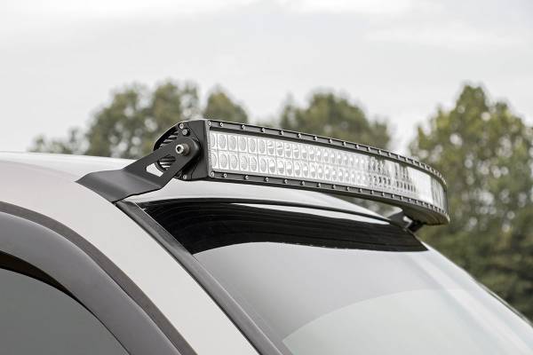 Rough Country - Rough Country LED Light Bar Windshield Mounting Brackets For 54 in. Curved LED Light Bar Upper - 70539 - Image 1