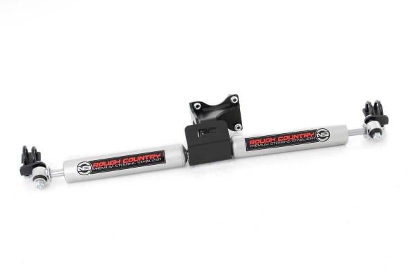 Rough Country - Rough Country N3 Dual Steering Stabilizer Incl. Mounting Brackets and Hardware - 8734930 - Image 1