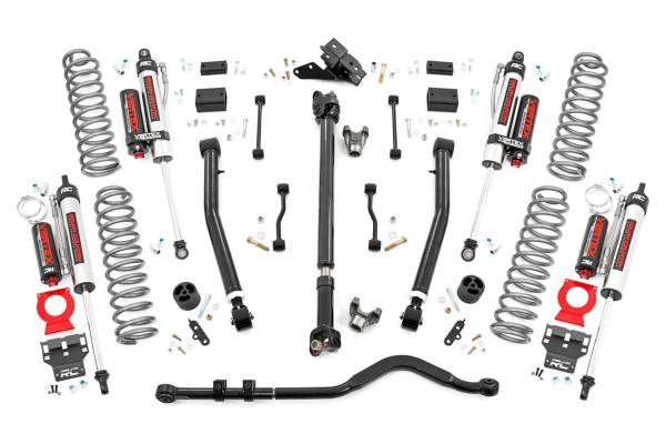 Rough Country - Rough Country Suspension Lift Kit Adjustable 3.5 in. Includes Front / Rear Coil Springs Vertex Reservoir Shocks w/Control Arms - 90950 - Image 1