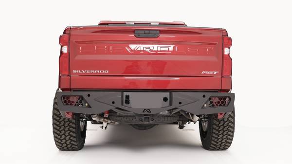 Fab Fours - Fab Fours Vengeance Rear Bumper Uncoated/Paintable w/Sensors - CS19-E4051-B - Image 1