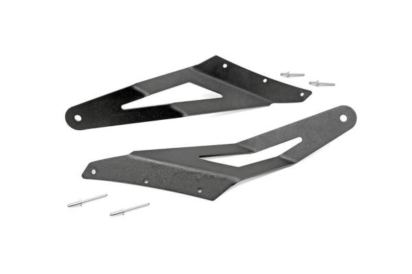 Rough Country - Rough Country LED Light Bar Windshield Mounting Brackets For 54 in. Curved LED Light Bar Upper - 70538 - Image 1