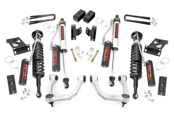 Rough Country - Rough Country Bolt-On Lift Kit w/Shocks 3.5 in. Lift w/Vertex Coilovers And Vertex Shocks - 74250 - Image 1